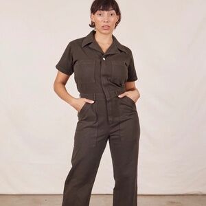 BIG BUD PRESS jumpsuit espresso brown